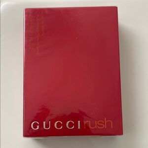 Gucci Rush Fragrance in Bold Red Packaging